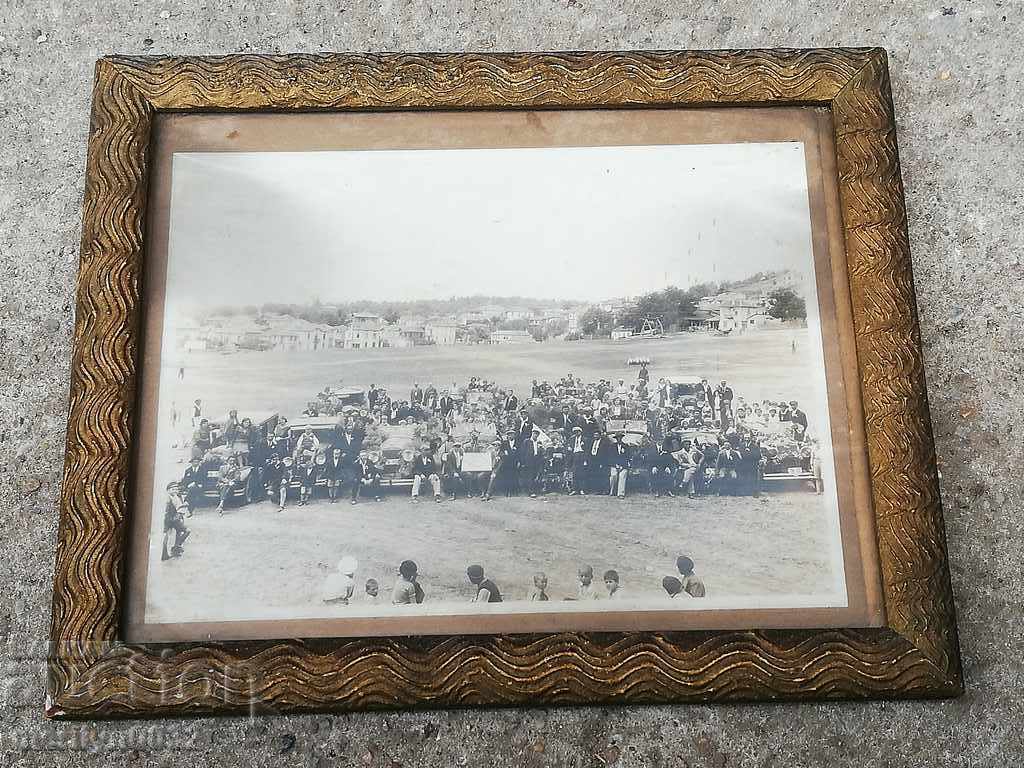 Picture frame Automotive exhibition Tarnovo 1931g photography - 5 Picture frame Automotive exhibition Tarnovo 1931g photography - 5