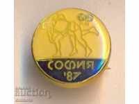 Badge Sofia 1987 fight