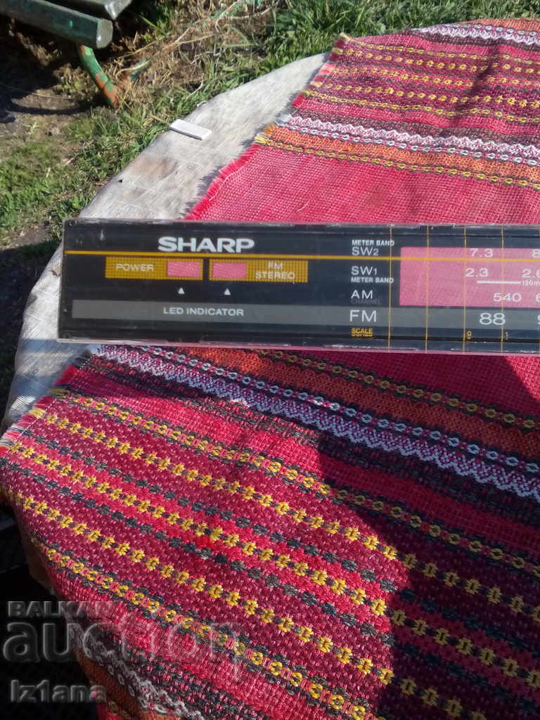 Скала за радио,радиоприемник SHARP с цена 6.00 лв. | € 3.07 Скала за радио,радиоприемник SHARP с цена 6.00 лв. | € 3.07