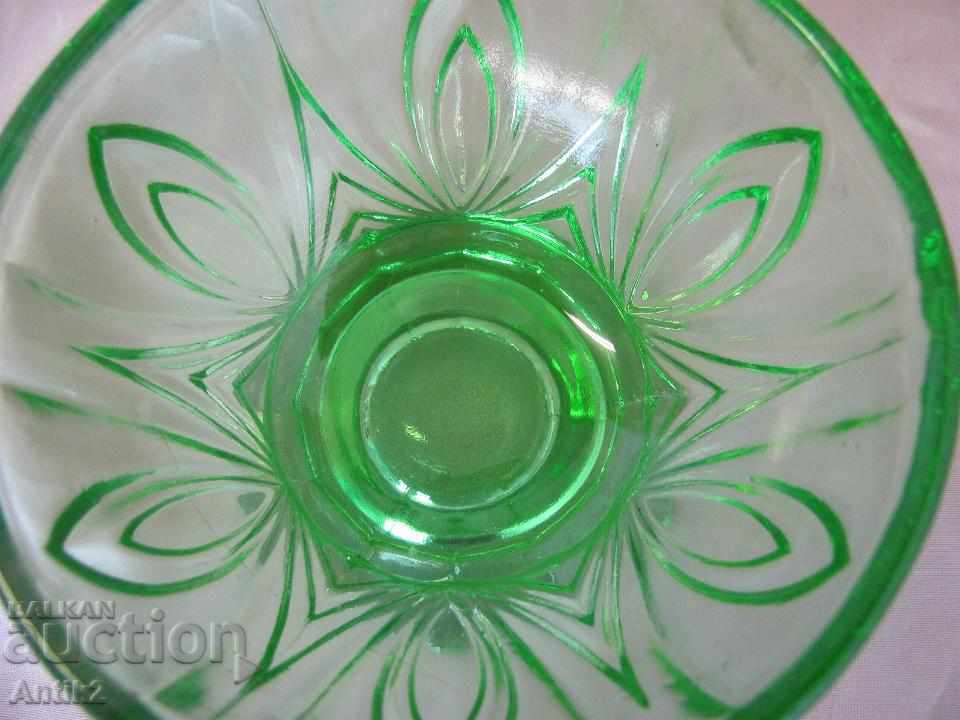 Auction Old Art Deco Crystal Glass Candy Cup, Nuts Auction Old Art Deco Crystal Glass Candy Cup, Nuts