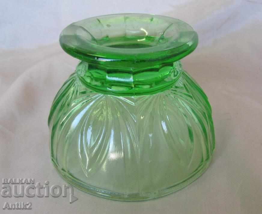 Delivery of Old Art Deco Crystal Glass Candy Cup, Nuts Delivery of Old Art Deco Crystal Glass Candy Cup, Nuts