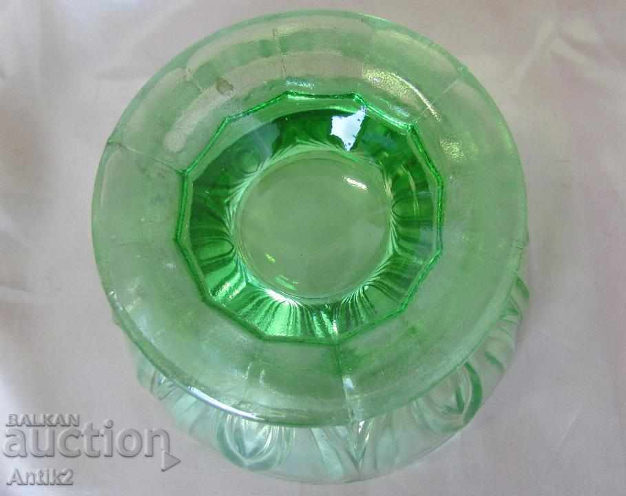 Old Art Deco Crystal Glass Candy Cup, Nuts - 6 Old Art Deco Crystal Glass Candy Cup, Nuts - 6