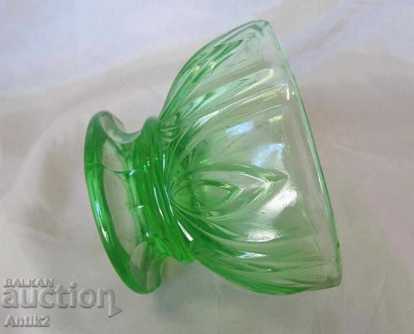 Old Art Deco Crystal Glass Candy Cup, Nuts - 7 Old Art Deco Crystal Glass Candy Cup, Nuts - 7