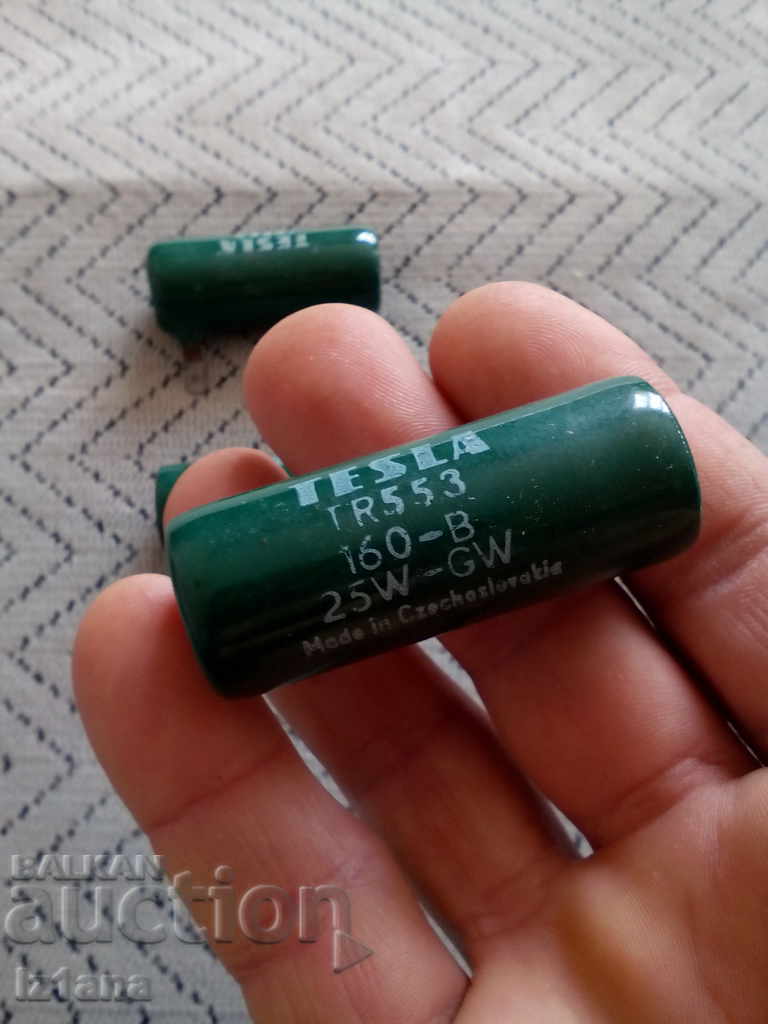 Old resistor, Tesla TR553 resistance - 5 Old resistor, Tesla TR553 resistance - 5