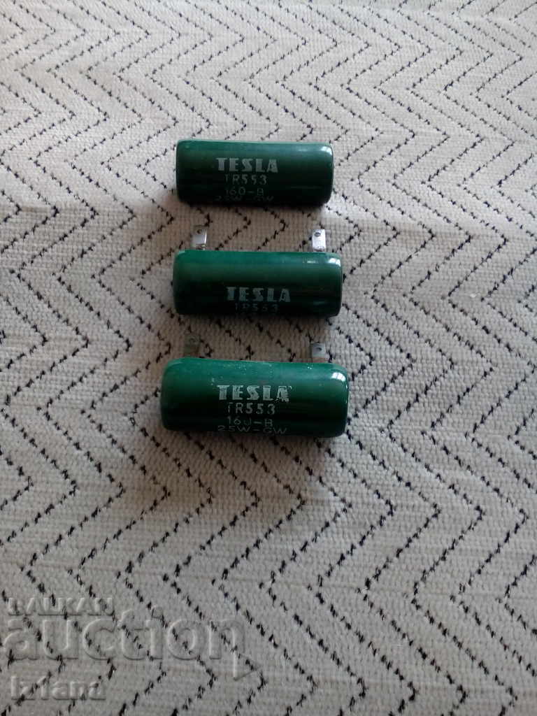 Old resistor, Tesla TR553 resistance Old resistor, Tesla TR553 resistance