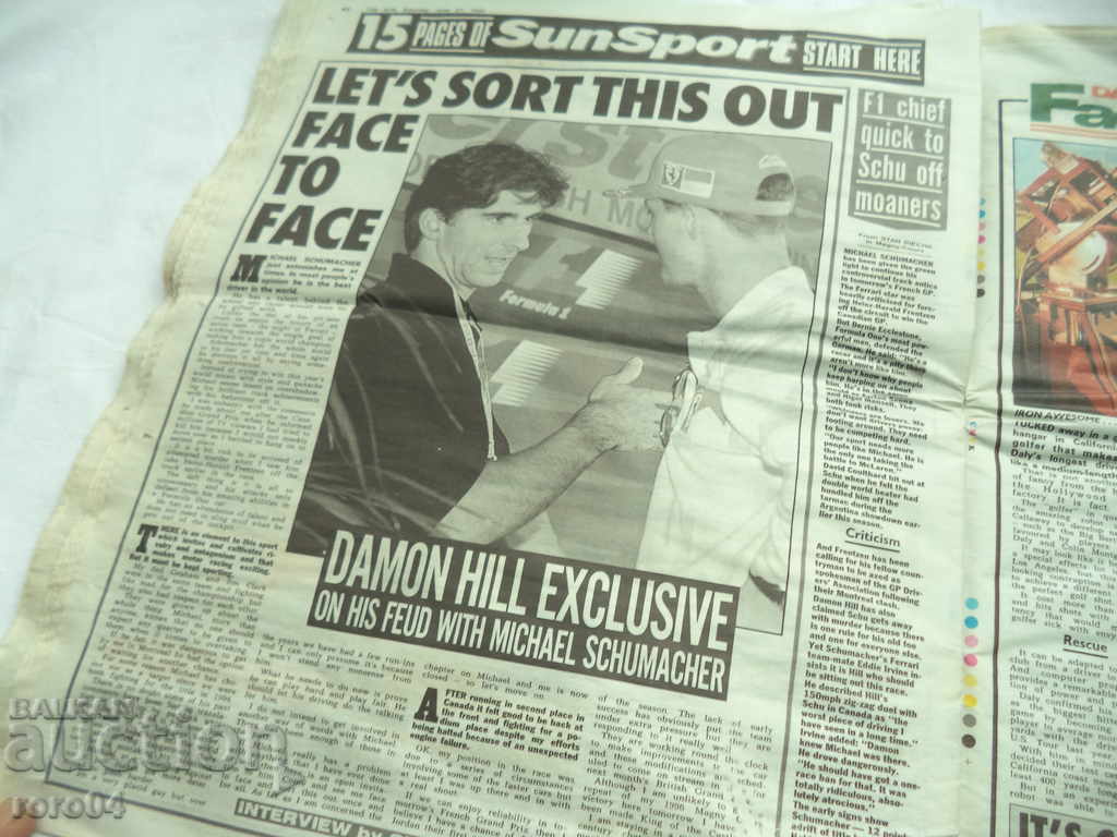 Delivery of The Sun - 1998