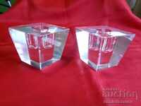 Candlestick Crystal Glass Set