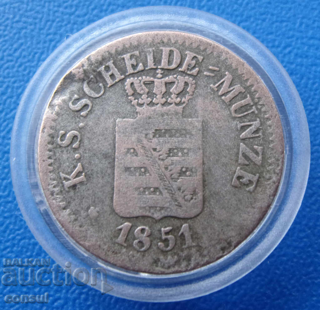 Germania - Saxonia 1 Gros 1851 Silver Rare cu preț € 7.67 | 15.00 BGN