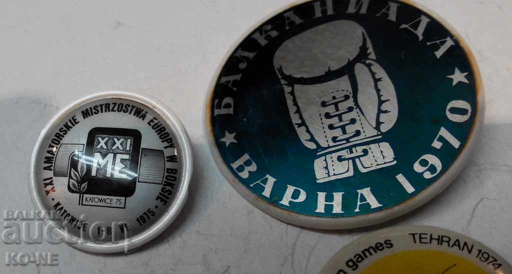 Auction Sports badges Boxing Auction Sports badges Boxing