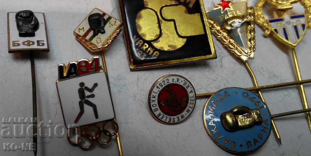 Sports badges Boxing - 6 Sports badges Boxing - 6