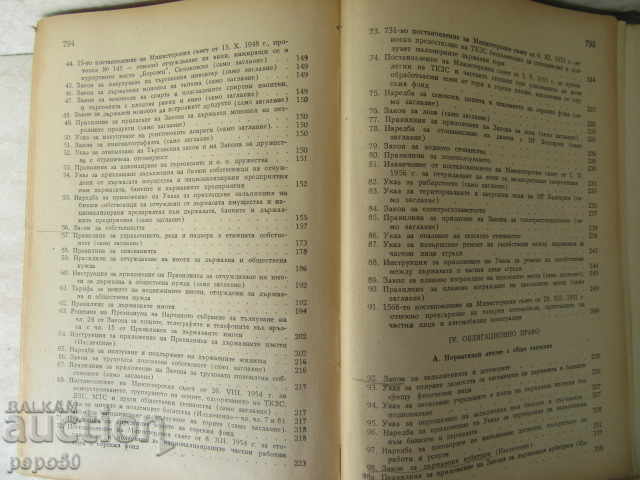 Auction COLLECTION OF CIVIL LAWS of the People's Republic of Bulgaria - 1956 Auction COLLECTION OF CIVIL LAWS of the People's Republic of Bulgaria - 1956