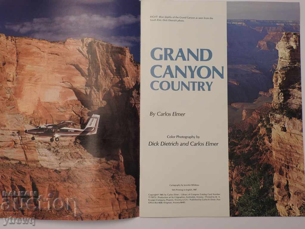Grand Canyon Airlines, Grand Canyon, USA, book, large format with price € 1.00 | 1.96 BGN
