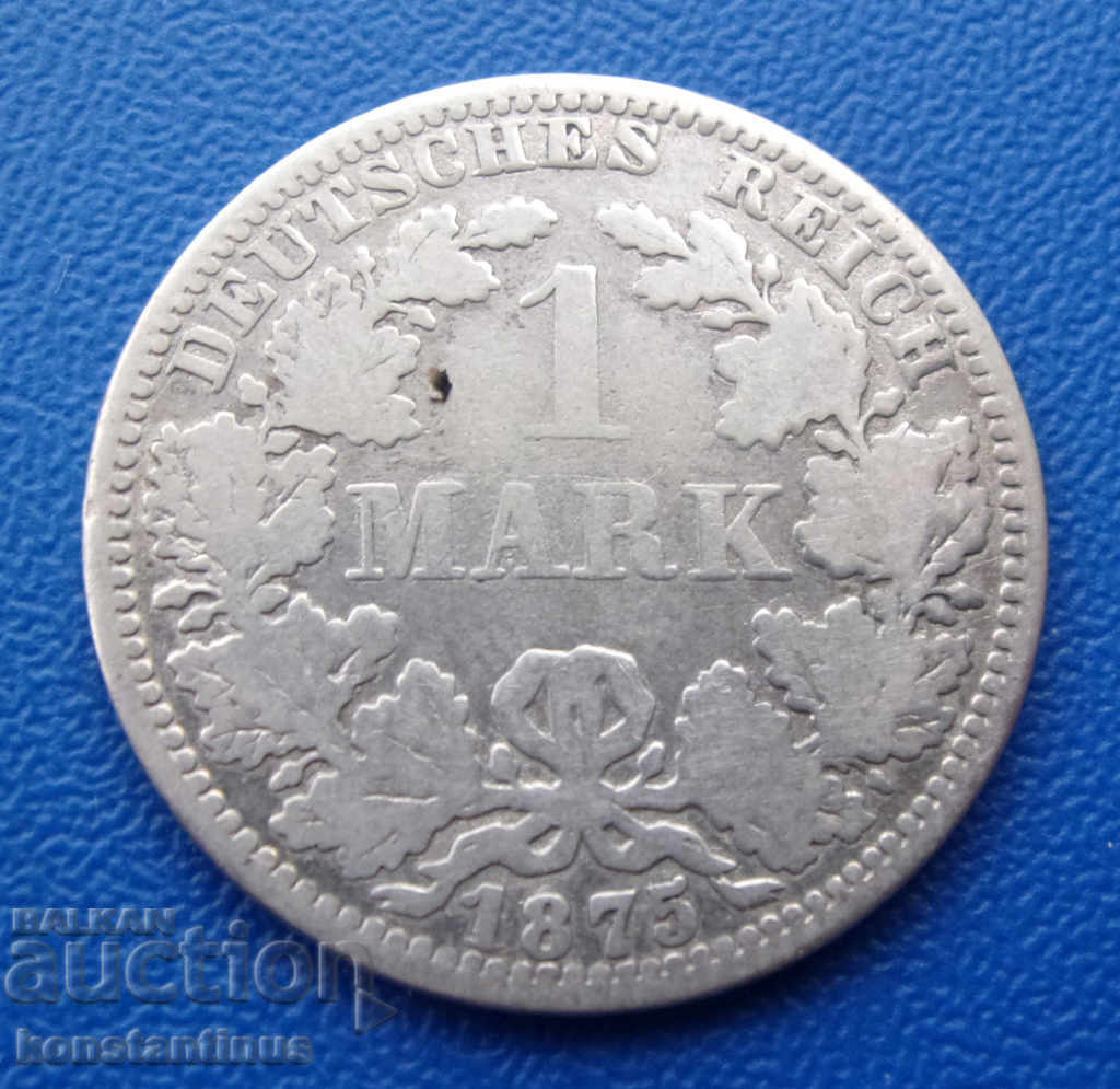 Germania 1 punct 1875 Silver Rare