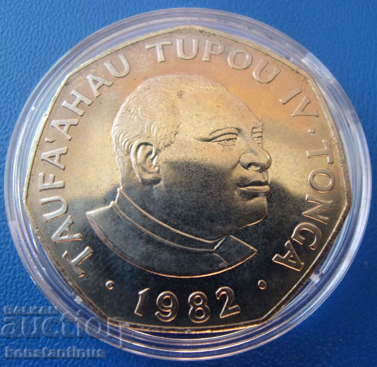 Tonga 1 Pa'anga 1982 Foarte rar cu preț € 23.01 | 45.00 BGN