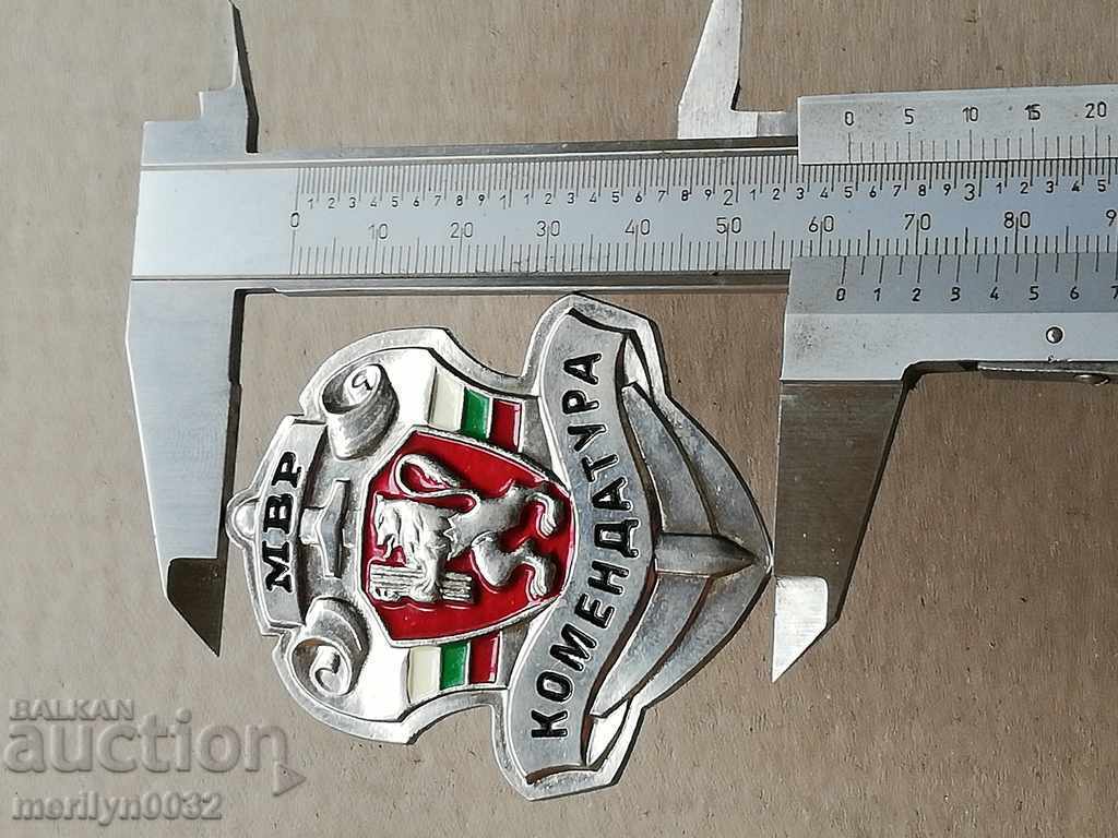 Delivery of Embroidered sign of the Communist Party of the 1980s