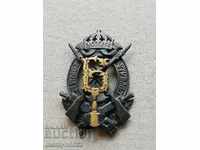 Embroidery sign for EXCELLENT ARRIVAL Tsar Boris ||| medal badge