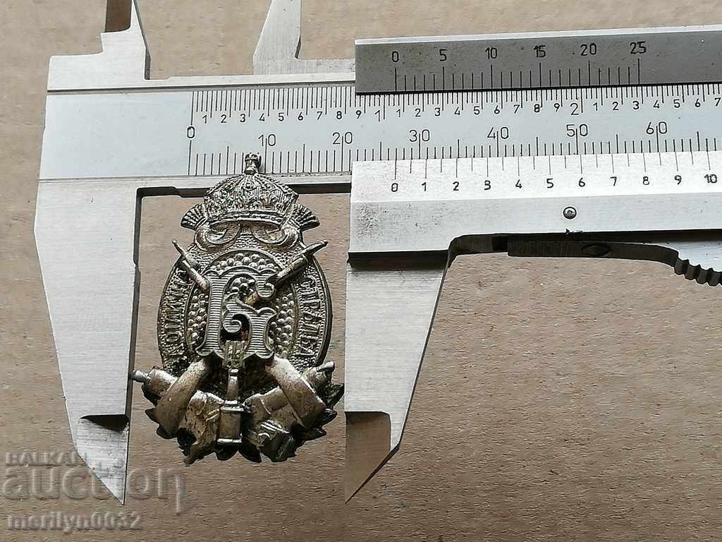 Embroidery sign for EXCELLENT ARRIVAL Tsar Boris ||| silver badge - 7 Embroidery sign for EXCELLENT ARRIVAL Tsar Boris ||| silver badge - 7