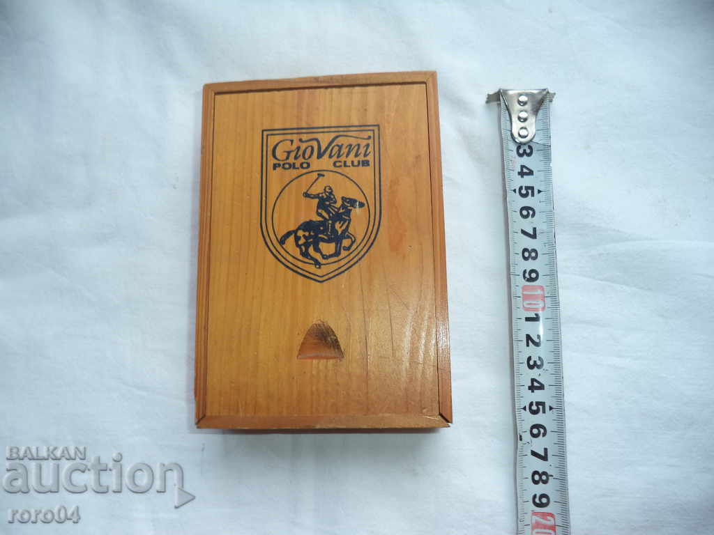 JEWELRY WOODEN BOX - JOVANI POLO CLUB with price 19.99 BGN | € 10.22 JEWELRY WOODEN BOX - JOVANI POLO CLUB with price 19.99 BGN | € 10.22