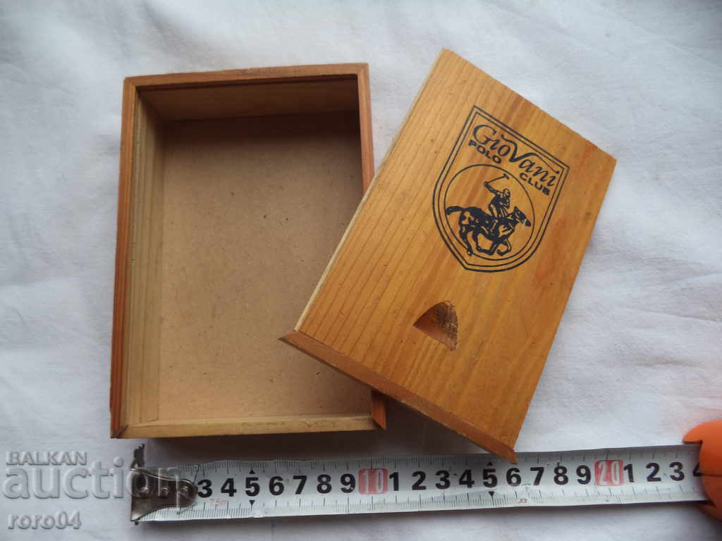 Auction JEWELRY WOODEN BOX - JOVANI POLO CLUB Auction JEWELRY WOODEN BOX - JOVANI POLO CLUB