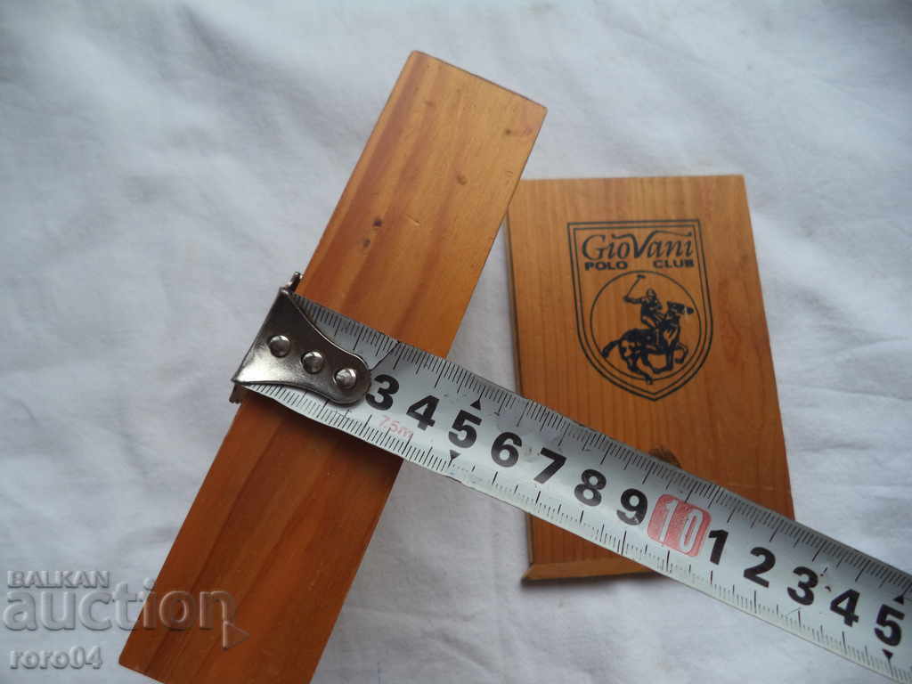 JEWELRY WOODEN BOX - JOVANI POLO CLUB - 5 JEWELRY WOODEN BOX - JOVANI POLO CLUB - 5