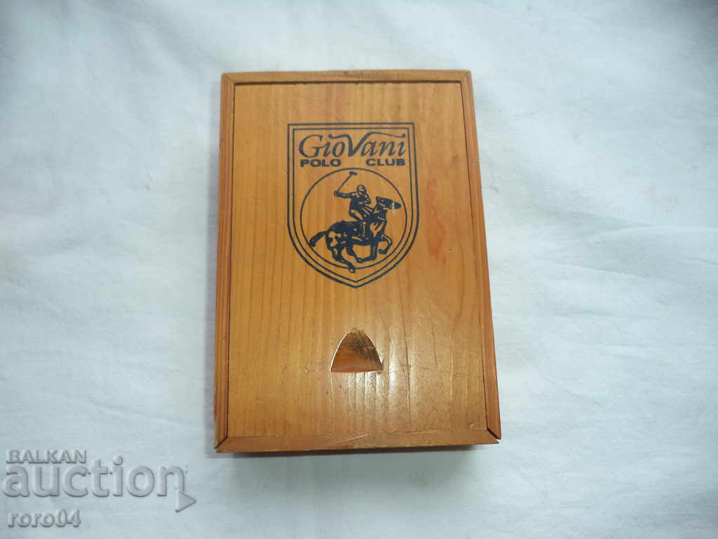 JEWELRY WOODEN BOX - JOVANI POLO CLUB