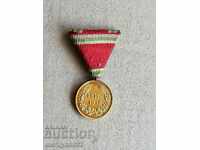 Participarea medaliei la Primul Război Mondial Miniatură pentru primul război mondial