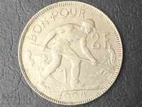 2 francs Luxembourg 1924