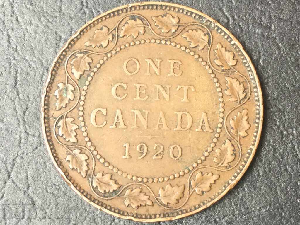 1 λεπτό Καναδάς 1920