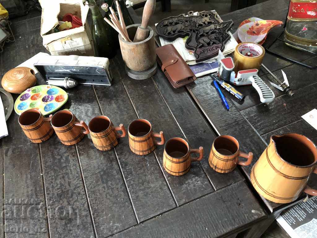 9883. WINE CERAMICS SERVICE - 6 9883. WINE CERAMICS SERVICE - 6