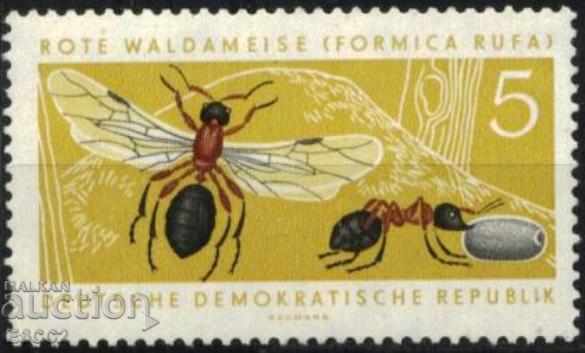 Pure μάρκα Πανίδα έντομα μυρμήγκια 1962 από τη Γερμανία ΛΔΓ