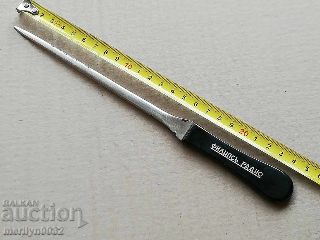 Advertising letter knife PHILLIPS RADIO