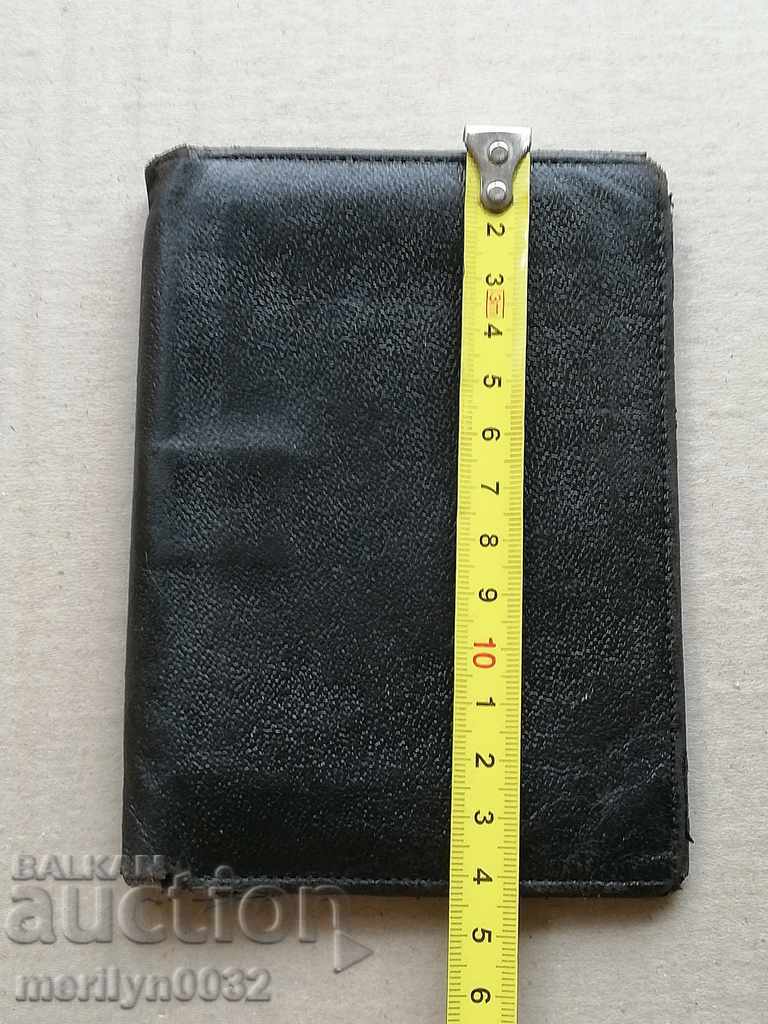 Leather wallet card case with the PHILIPS RADIO logo - 5