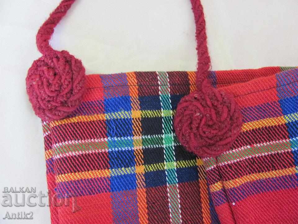 19 Century Folk Art Woven Bag Bag - 6 19 Century Folk Art Woven Bag Bag - 6