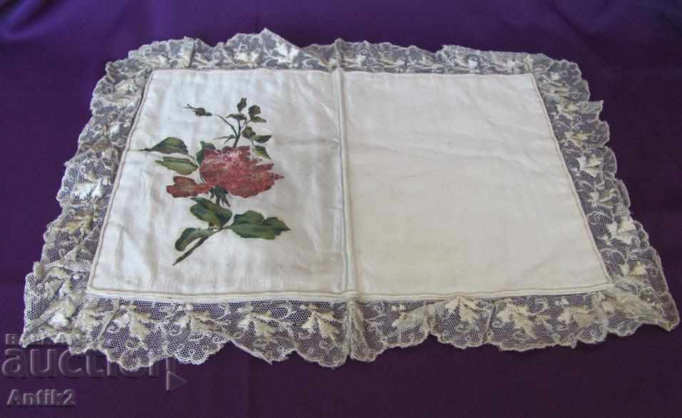 Auction 19th Century Hand Painted on Silk Box Covering Tishleifer Auction 19th Century Hand Painted on Silk Box Covering Tishleifer