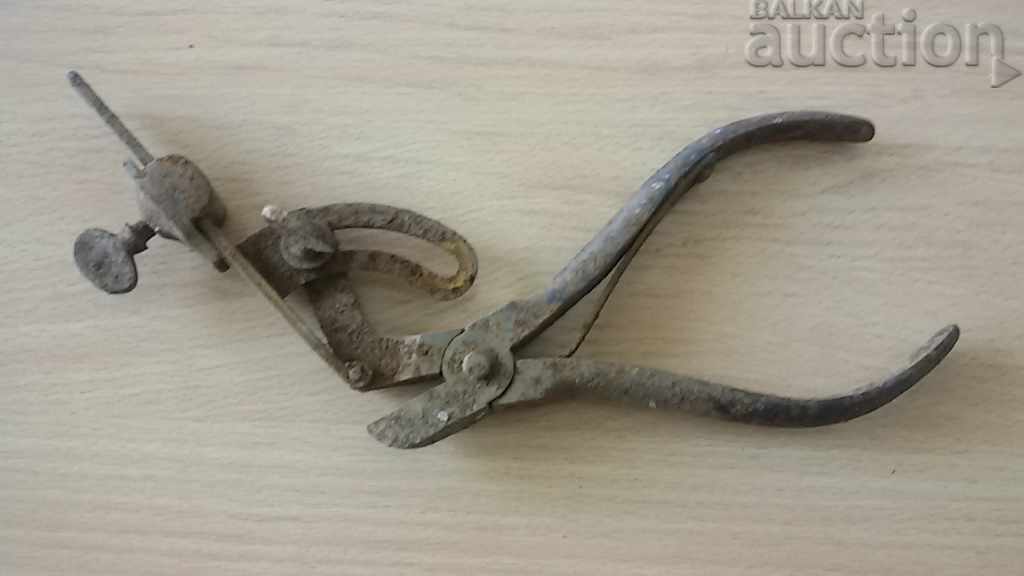 Delivery of old primitive pliers Delivery of old primitive pliers