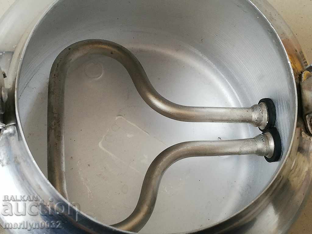 Delivery of Aluminum teapot USSR coffee bean samovar vintage NOT USED