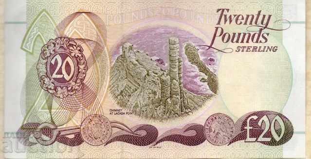 20 pounds Northern Ireland 2009 with price 78.00 BGN | € 39.88