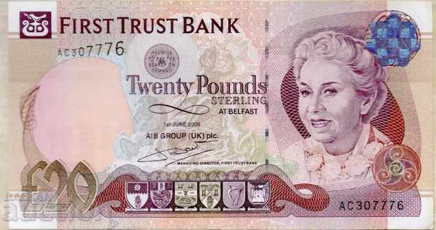 20  паунда Северна Ирландия 2009
