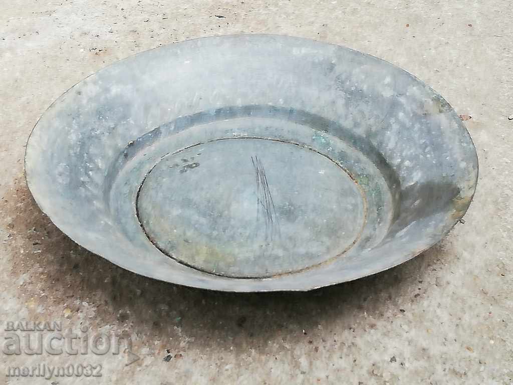 Ancient tin tin, saucer, bowl, tass, copper pot, baker with price 58.00 BGN | € 29.65 Ancient tin tin, saucer, bowl, tass, copper pot, baker with price 58.00 BGN | € 29.65