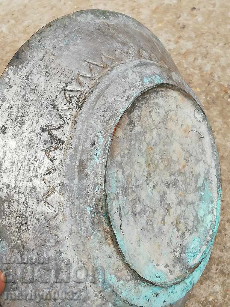 Auction Ancient tin tin, saucer, bowl, tass, copper pot, baker Auction Ancient tin tin, saucer, bowl, tass, copper pot, baker