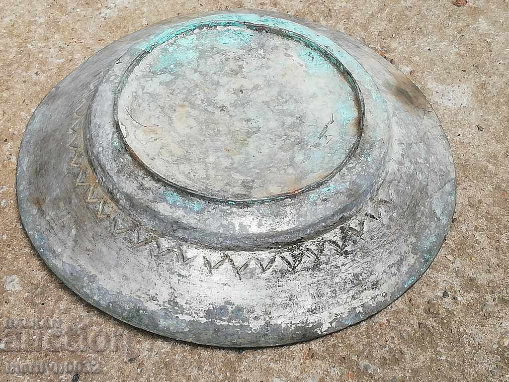 Ancient tin tin, saucer, bowl, tass, copper pot, baker - 5 Ancient tin tin, saucer, bowl, tass, copper pot, baker - 5