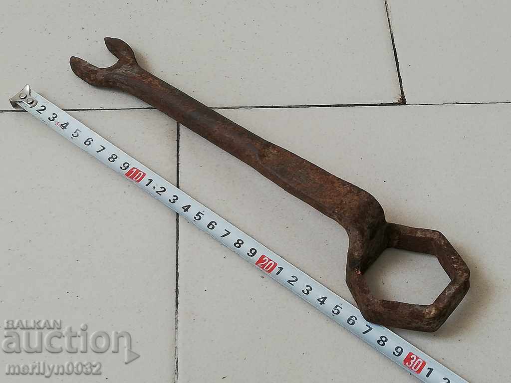 An old forged key from a wagon-workshop wagon workshop - 5