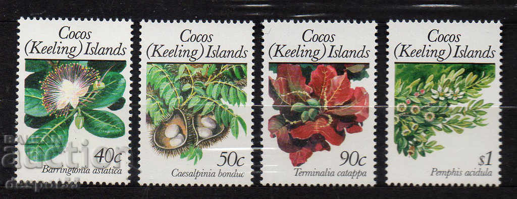 1989. Νήσοι Κόκος. Χλωρίδα.