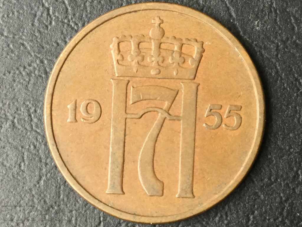 5 йоре Норвегия 1955 с цена 2.00 лв. | € 1.02 5 йоре Норвегия 1955 с цена 2.00 лв. | € 1.02