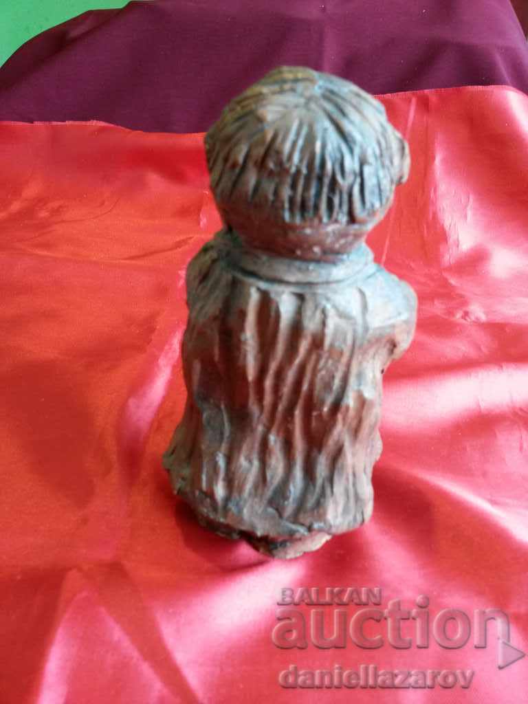 Auction  Old Swedish Authentic Ceramic Statuette AWESOME