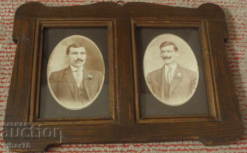 MULTI-OLD AND WRITE DUAL WOODEN FRAME WITH PHOTOS - 6 MULTI-OLD AND WRITE DUAL WOODEN FRAME WITH PHOTOS - 6