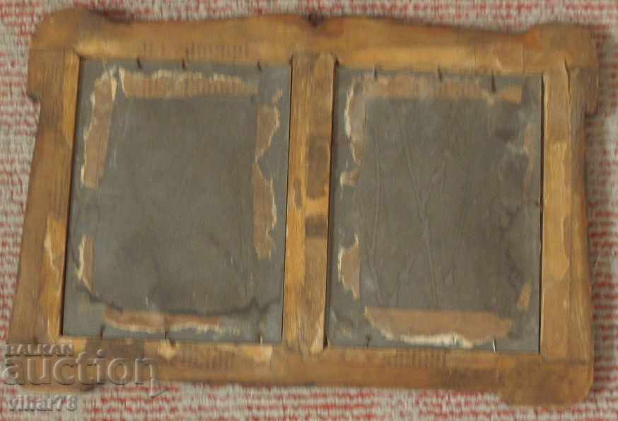 MULTI-OLD AND WRITE DUAL WOODEN FRAME WITH PHOTOS - 7 MULTI-OLD AND WRITE DUAL WOODEN FRAME WITH PHOTOS - 7