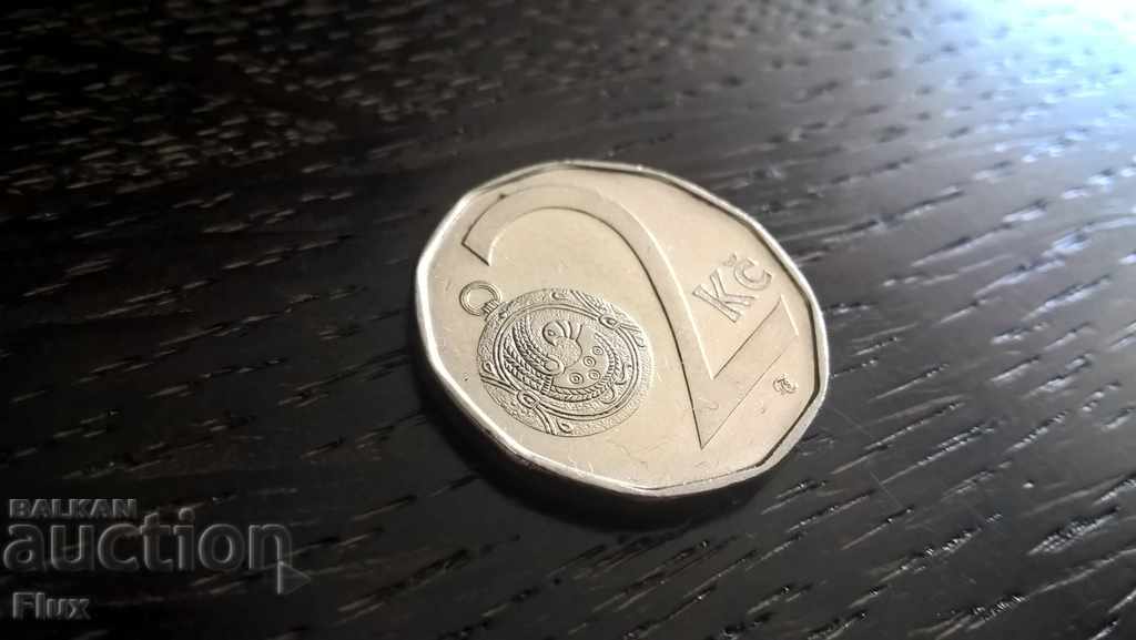 Монета - Чехия - 2 крони | 2001г.