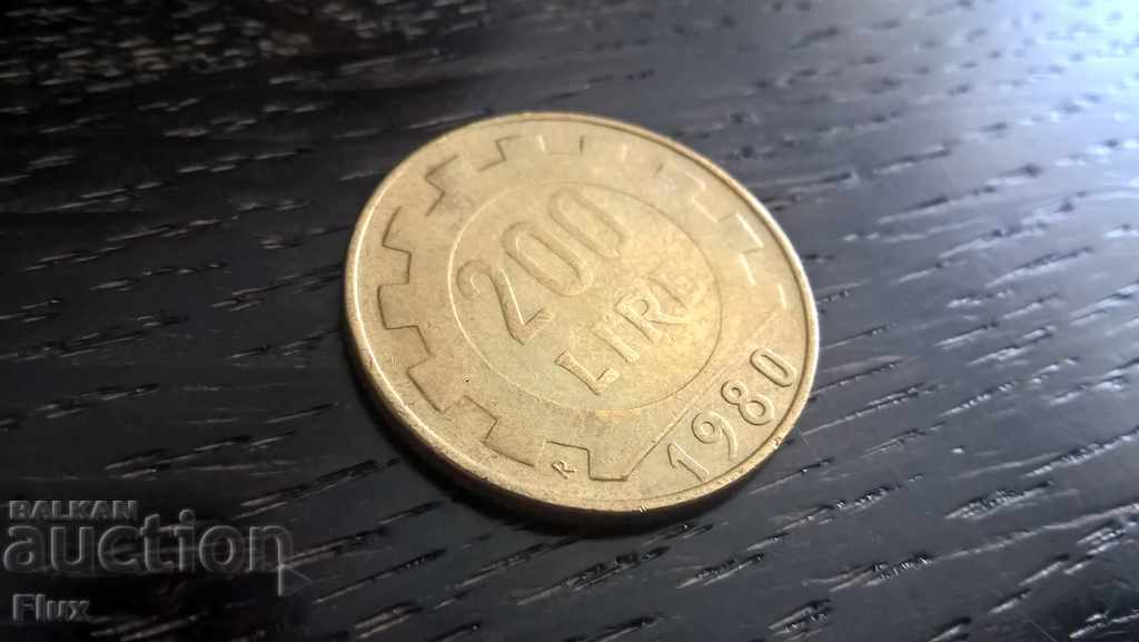 Monede - Italia - 200 liras | 1980.