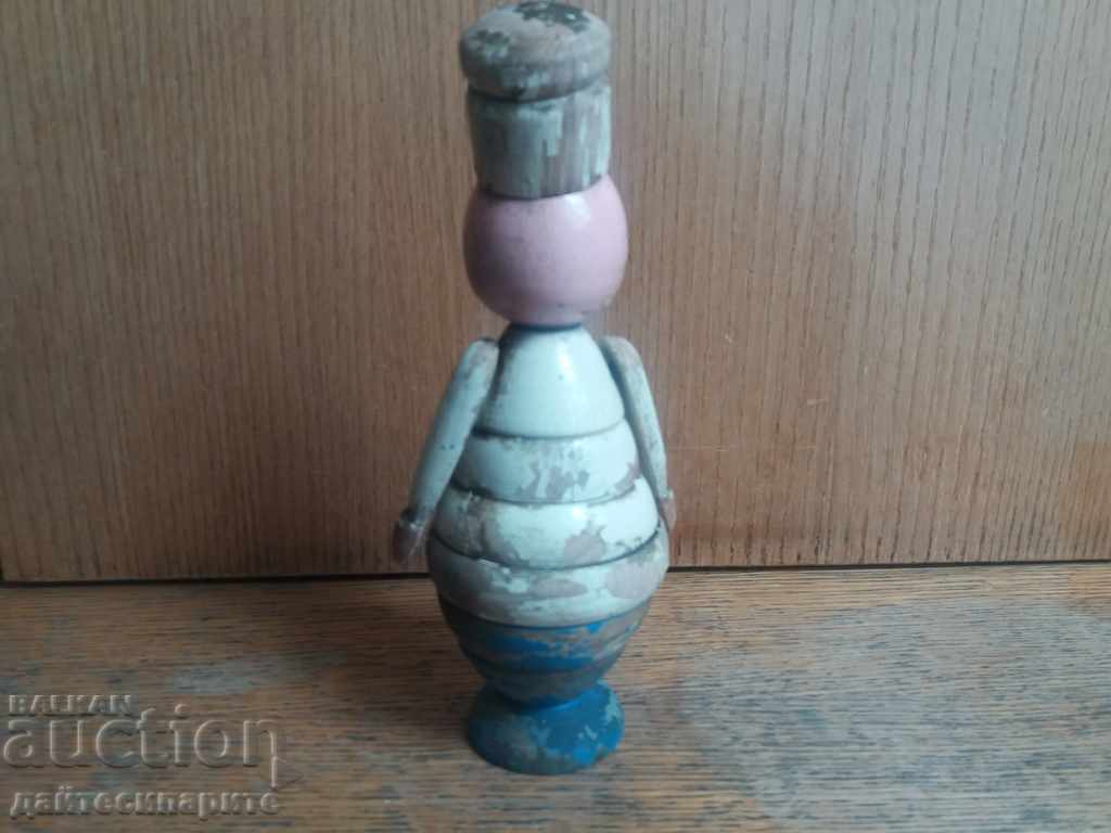 Auction  An old wooden toy